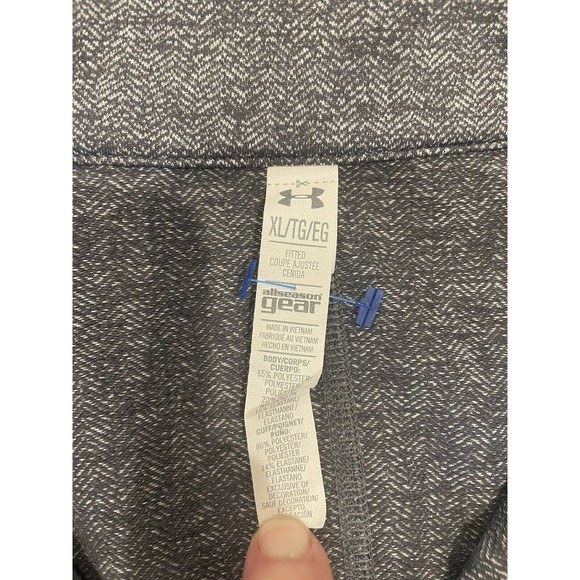 UNDER ARMOUR All Season Gear Fitted Golf Jacket FULL Zip Thumbholes Size XL - Picture 3 of 9